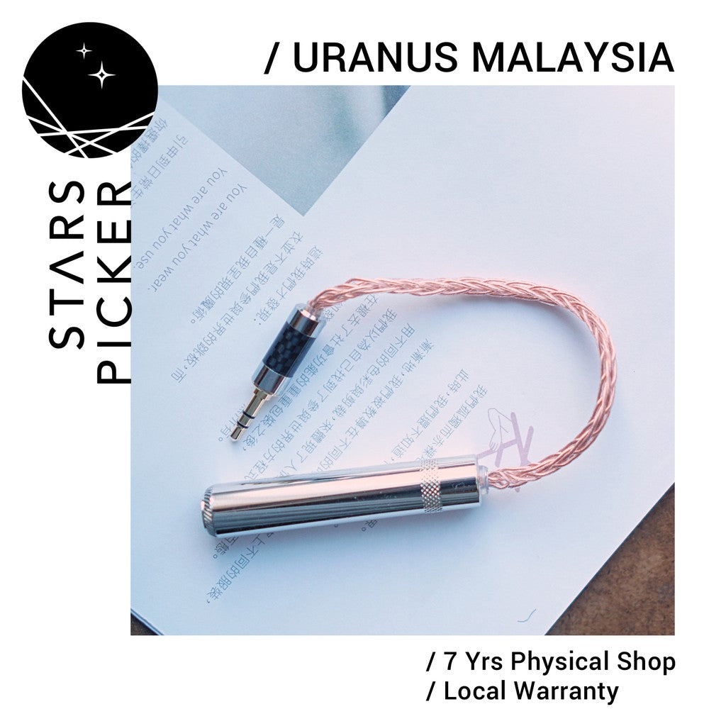 Uranus AC-854 OCC Copper (approx. 15cm) - Adapter Cable Converter for Headphones / IEM Earphones