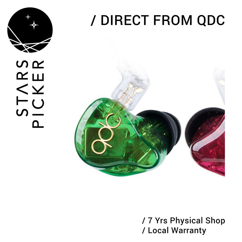 QDC 4SS/ 4CS - IEM Earphone 4 Balanced Armature Custom IEM In-Ear Monitor