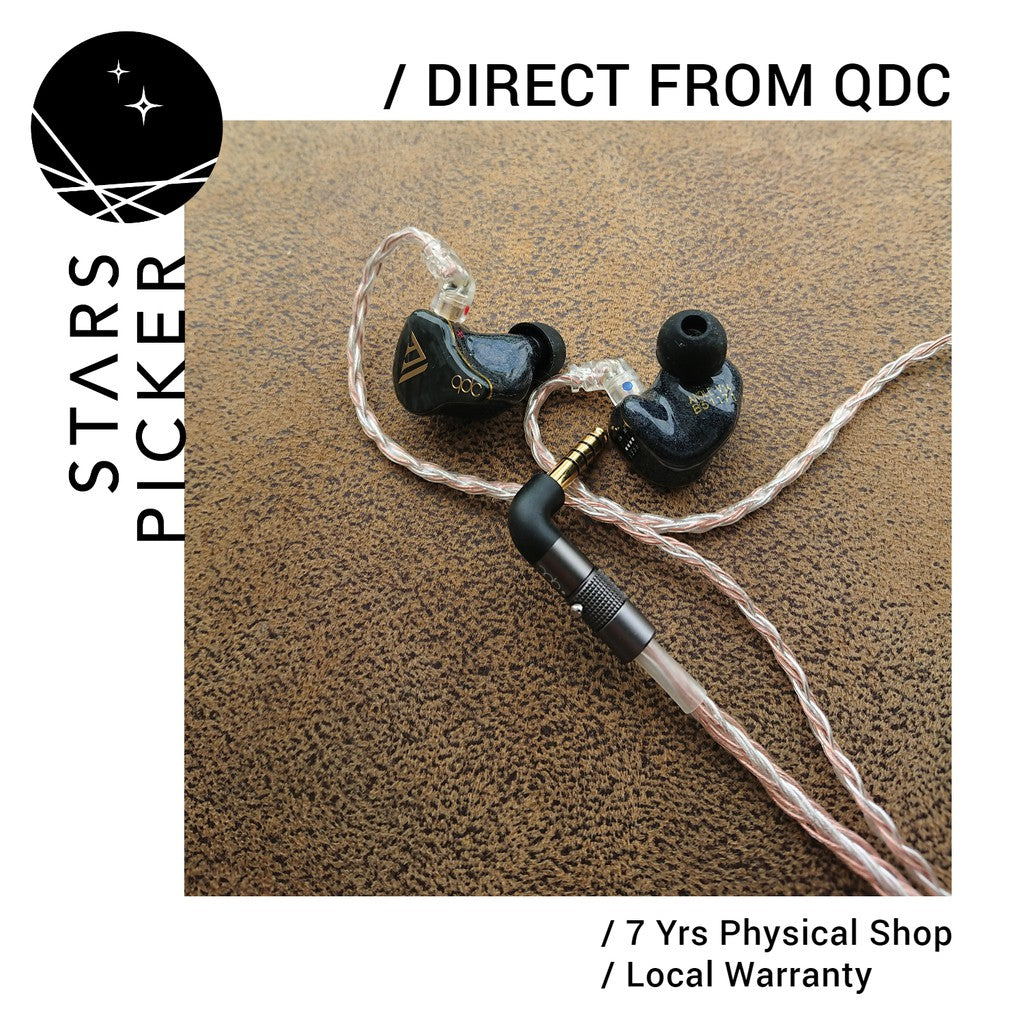 QDC Anole V14 Standard / Custom - IEM Earphone 14 BA Drivers and Variable Tuning Switch Electrostatic BA
