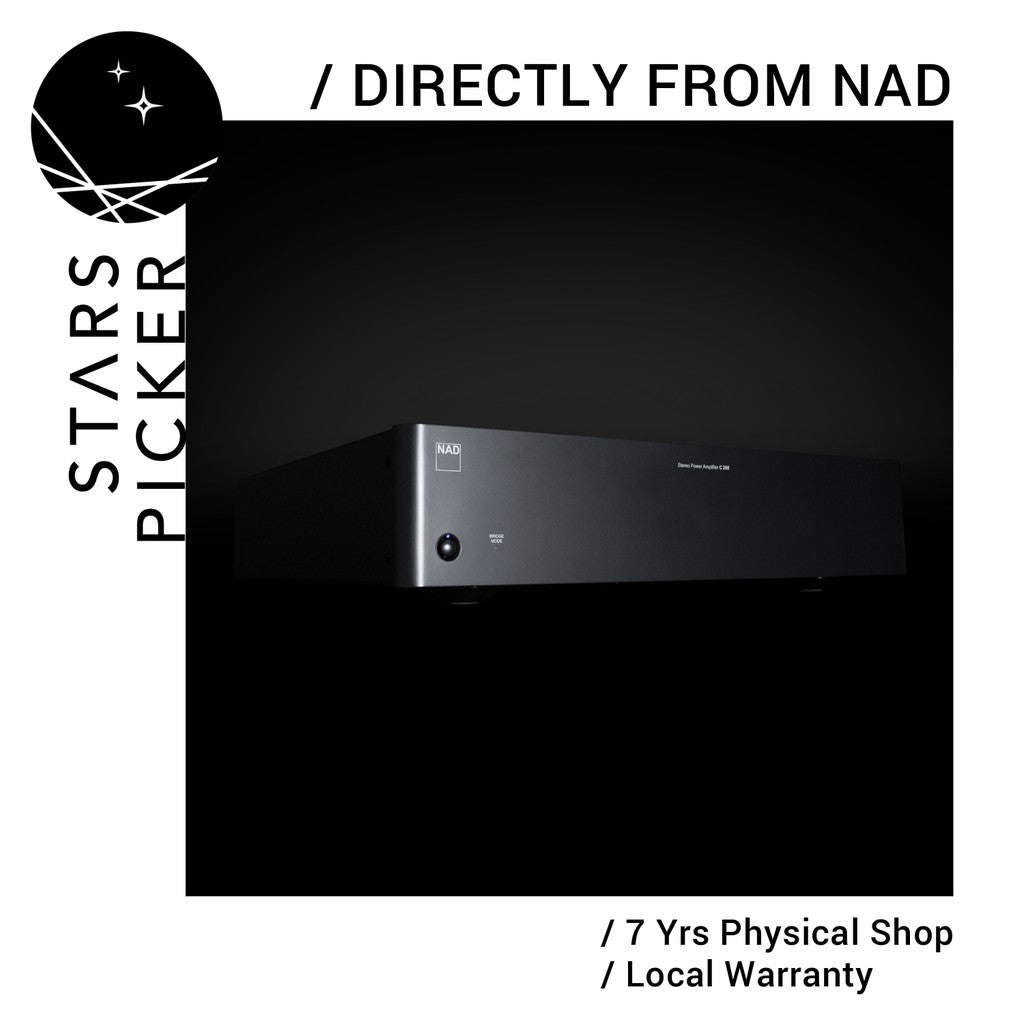 NAD C268 / C 268 - Power Amplifiers Class D output stages 200 watts continuously 500 watts instantaneous