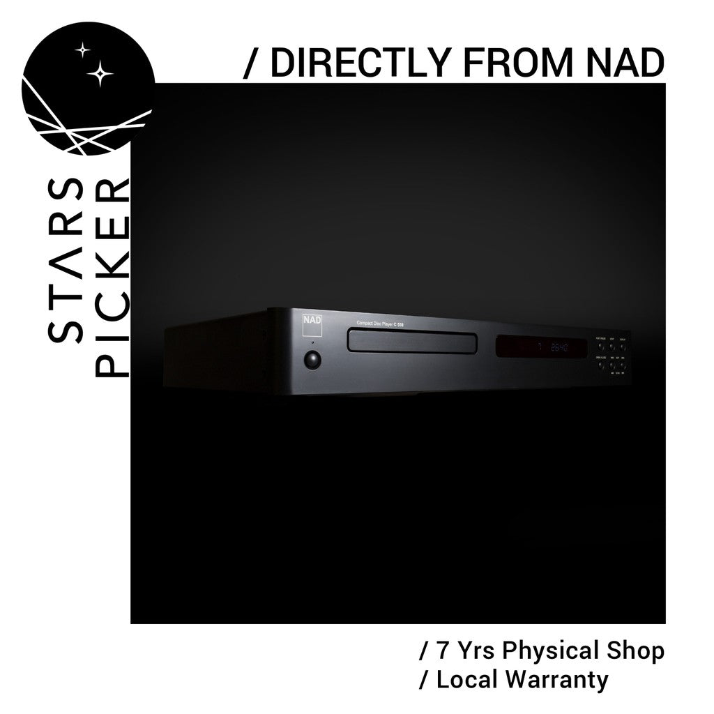 NAD C538 / C 538 - Compact Disc Player CD Transport Wolfson 24 bit DAC CD-R/CD-RW Digital SPDIF output