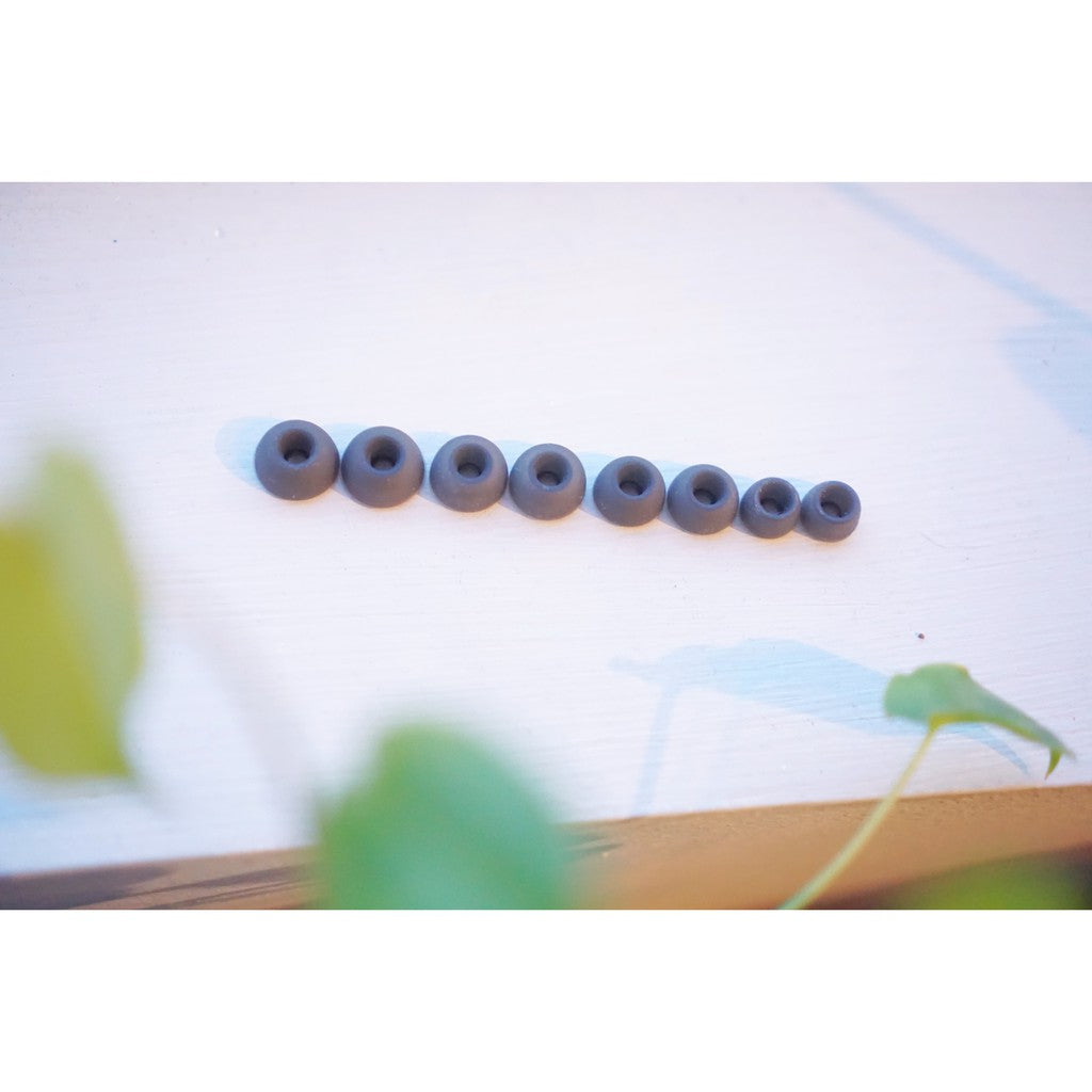 E Pro Horn-Shaped Tips TW00 - Carbon Material Silicone Ear Tips for True Wireless IEM Earphone TWS Epro E-pro Eartips