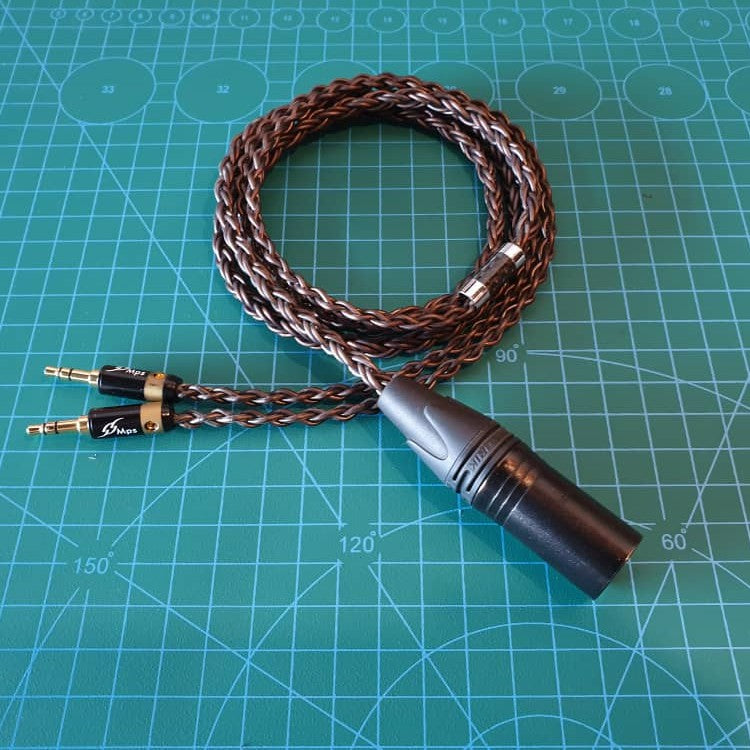 (No Ready Stock) Uranus HP-8C 7N Deep Cryo OCC Copper Cable for Headphone (1.5m) 8 Wires HP Replacement Cable