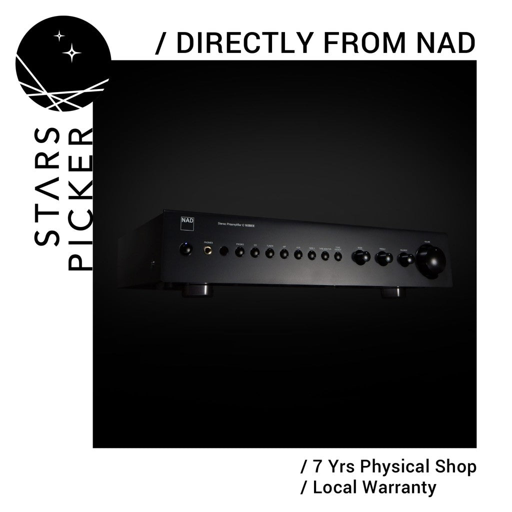 NAD C165BEE / C 165BEE - Preamplifiers Pure Class A Gain Modules Tone Control Treble Bass Sub Out
