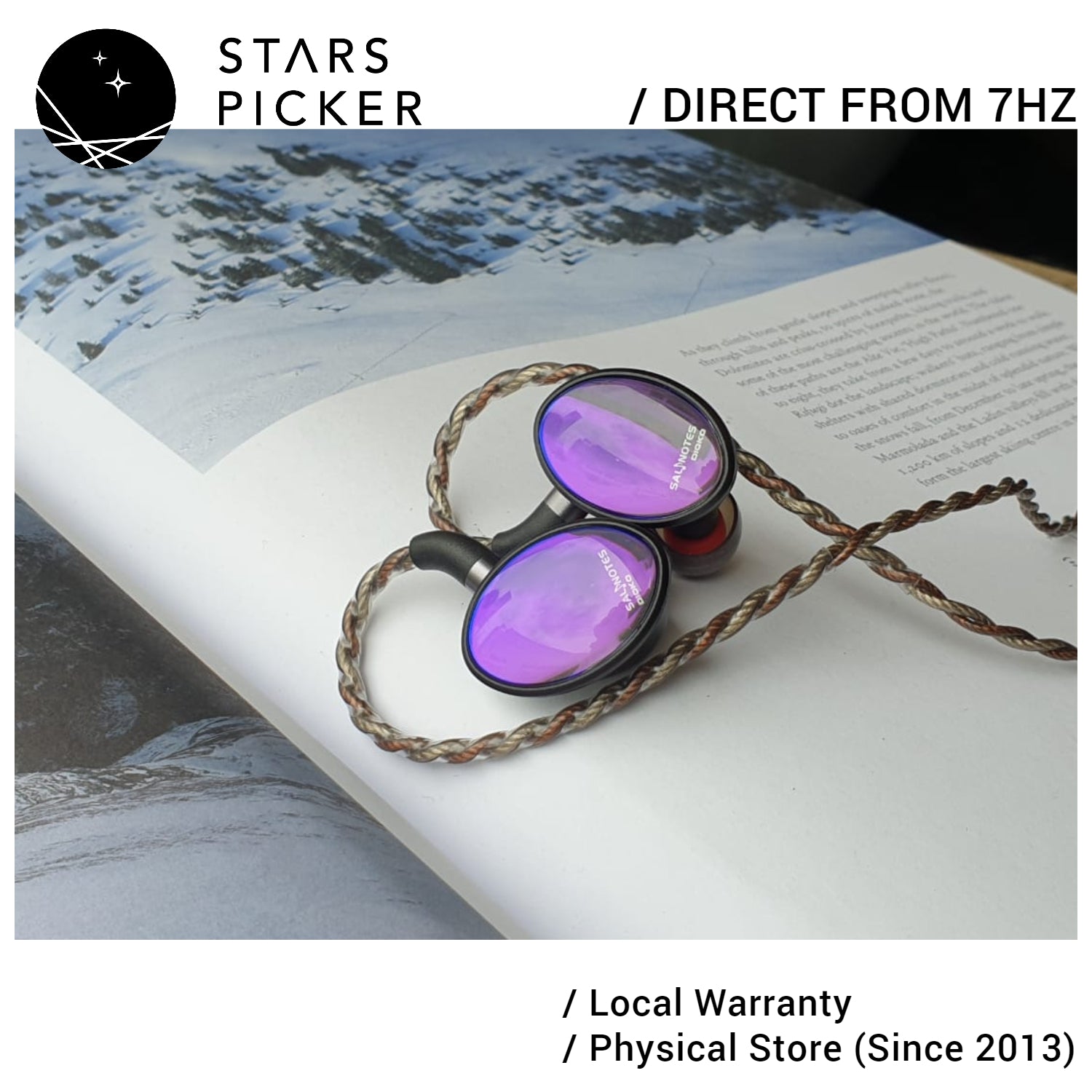 7Hz x Crinacle Salnotes Dioko 14.6mm Planar Diaphragm Driver In Ear Earphone 7Hertz 7-Hertz