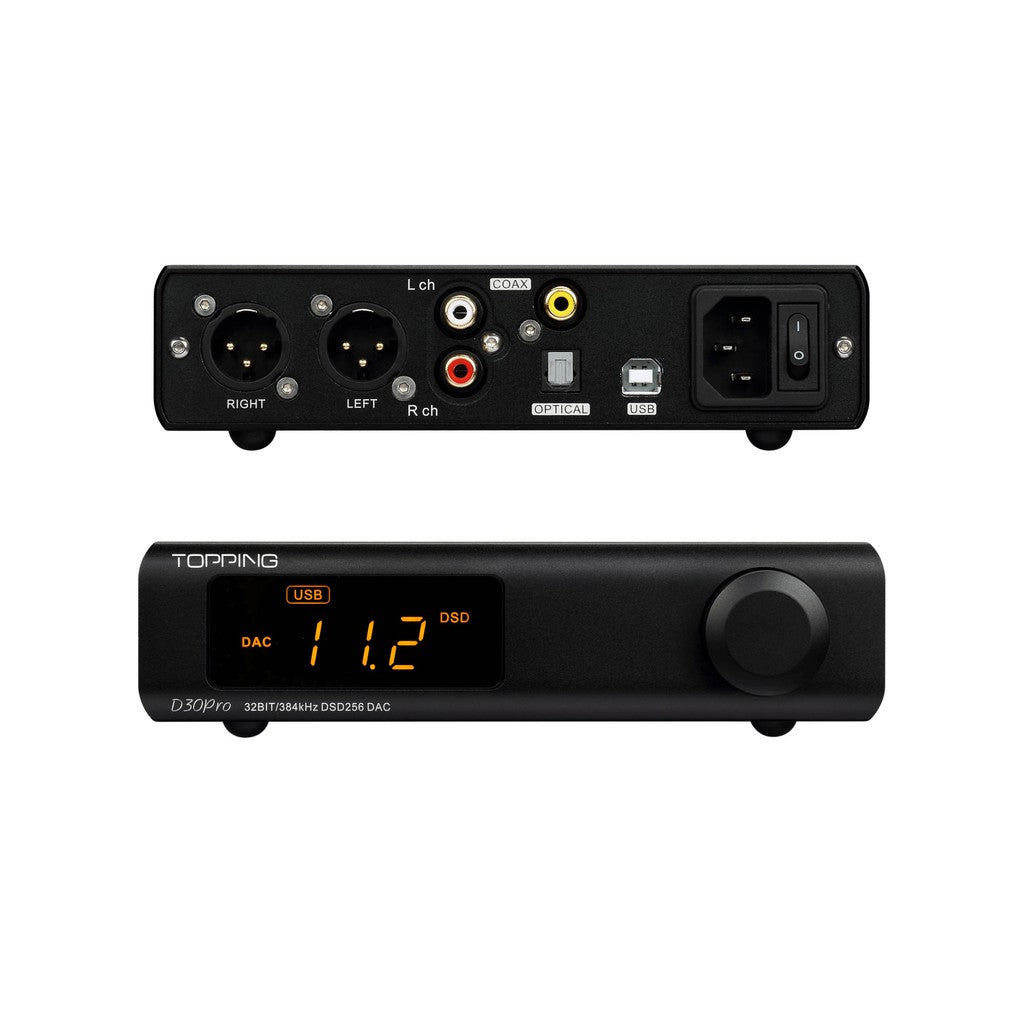 [Clearance] Topping D30 Pro - Quad DAC 4x CS43198 Cirrus Logic Desktop DAC with Preamplifier DSD256 PCM384kHz