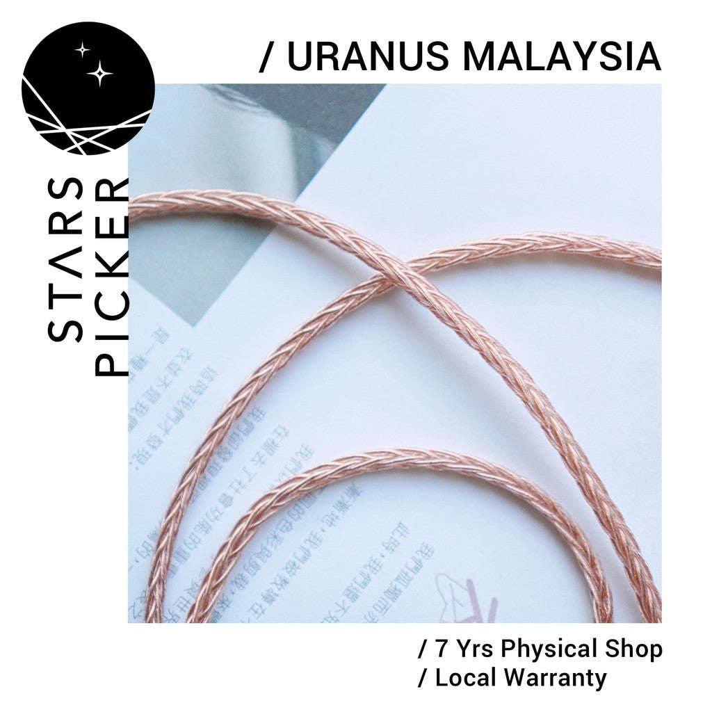 Uranus HP-854 OCC Copper - [2.5mm 4.4mm XLR 4Pin] Balanced Cable Headphone Upgrade Replacement Cable