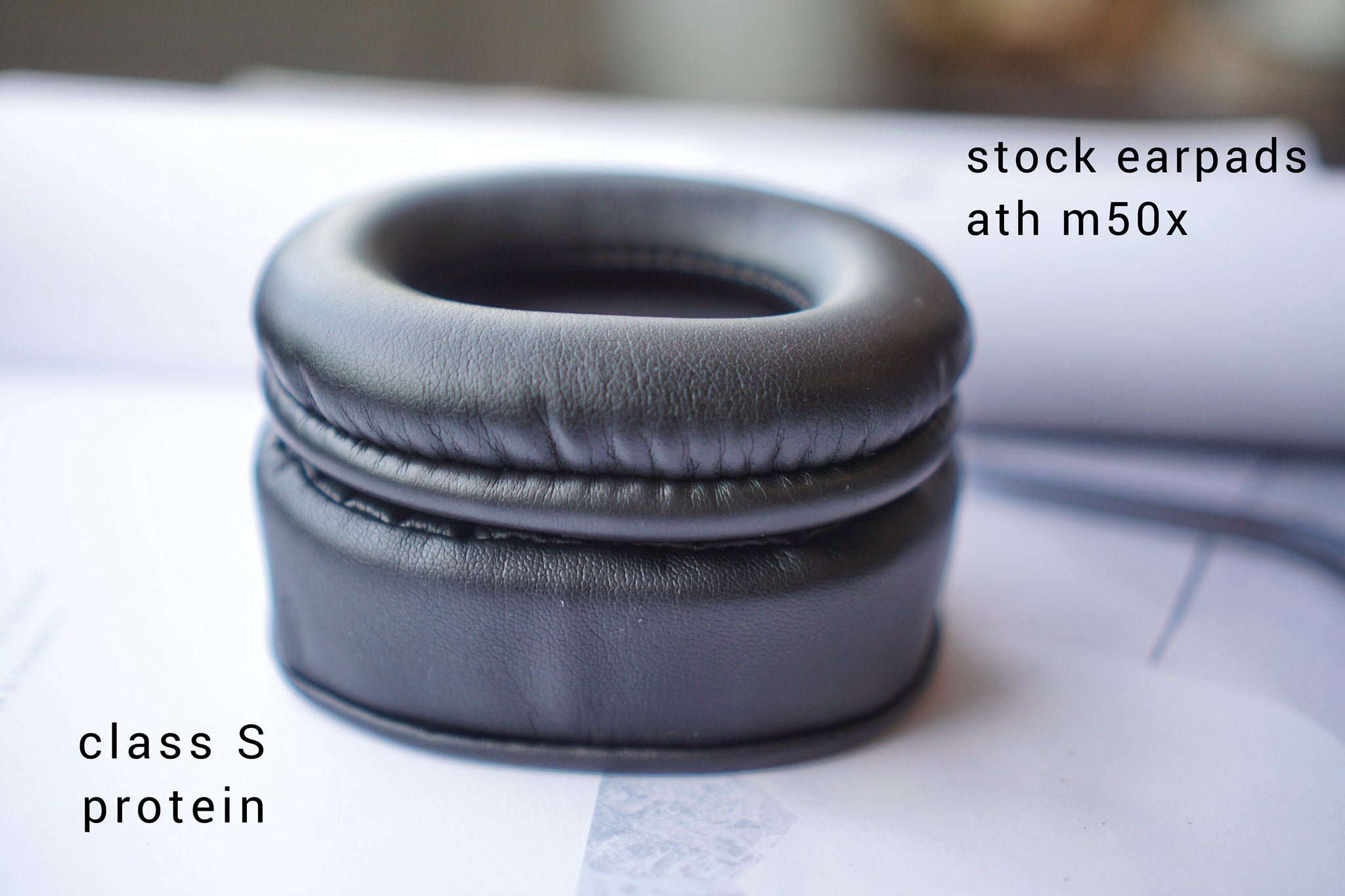 (Class S Protein) Audio Technica ATH M Series M50X / M20X / M30X / M40X / M50X / MSR7 Earpads | 3rd Party Replacement Earpads