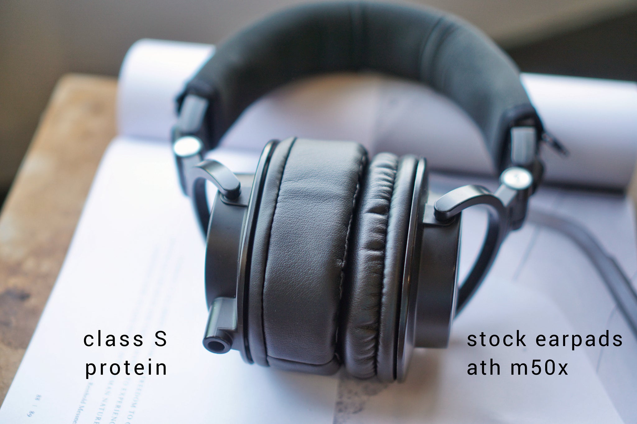 (Class S Protein) Audio Technica ATH M Series M50X / M20X / M30X / M40X / M50X / MSR7 Earpads | 3rd Party Replacement Earpads