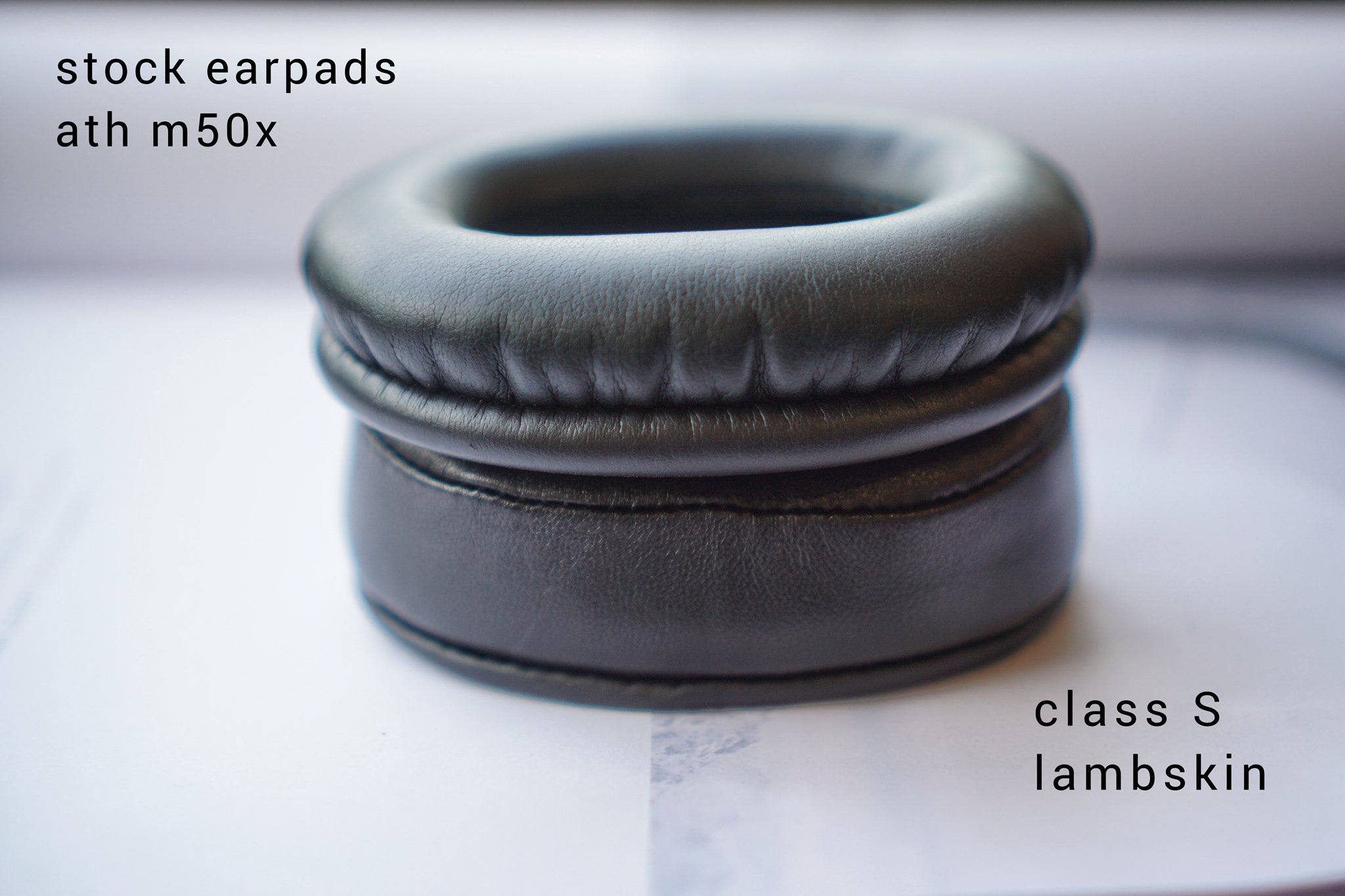 (Class S Lambskin) Audio Technica ATH M series / M20X / M30X / M40X / M50X / MSR7 Earpads | 3rd party Earpad