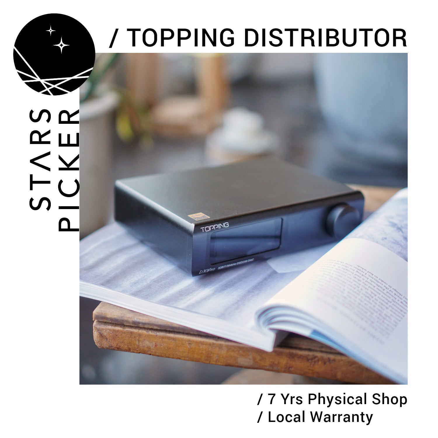 [Clearance] Topping D30 Pro - Quad DAC 4x CS43198 Cirrus Logic Desktop DAC with Preamplifier DSD256 PCM384kHz