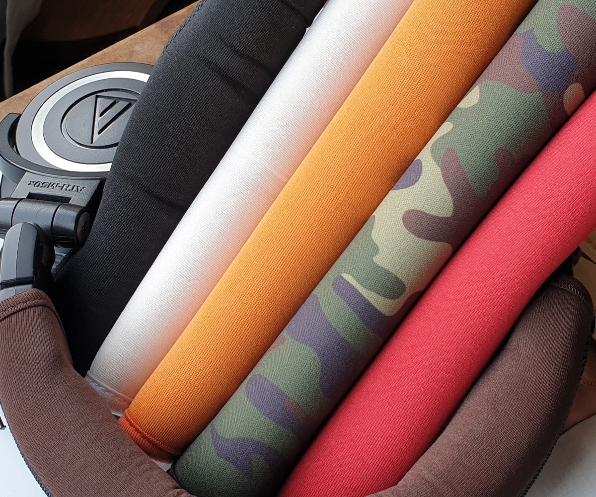 Cover for Headphone Headband Elastic Foam with zip to Replace wrap better protection renew revive old peeled headphones