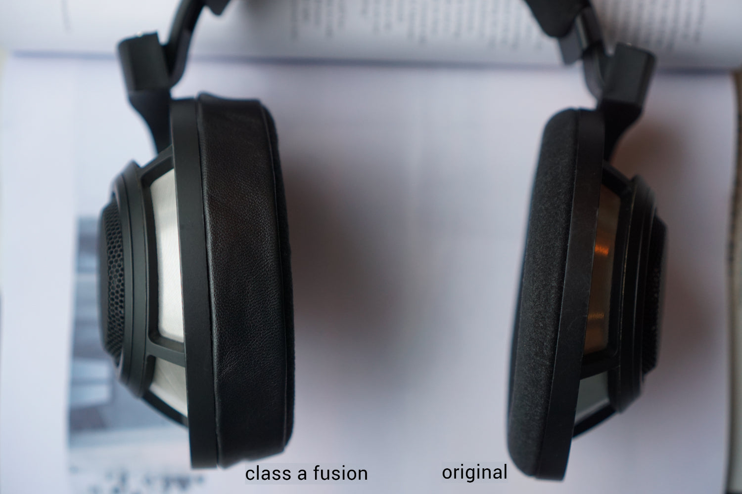 (Class A Lambskin Nano Fusion Velvet) Sennheiser HD800 / HD800S 3rd party Replacement Earpads (with Bracket)