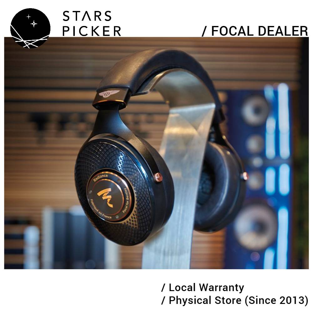 Focal RADIANCE Bentley special edition Hi-Fi Headphone 40mm Aluminium Magnesium M shaped Dome Speaker Driver