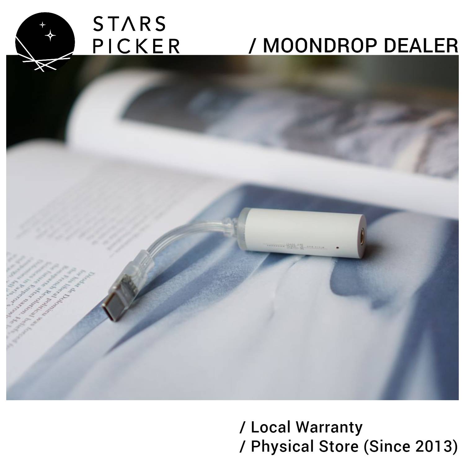 Moondrop DAWN (2022) 4.4mm Balanced / 3.5mm S-E Mini USB DAC Dual DAC CS43131 DSD