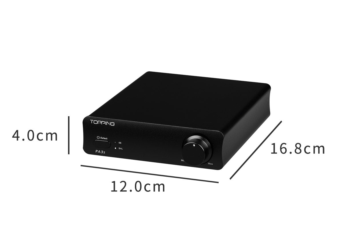 [Demo Unit Clearance] TOPPING PA3s (2021) Desktop HIFI Digital Amplifier with 80W x2 Output Power for Speakers