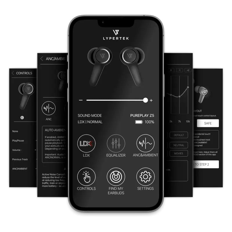 [PM best price] Lypertek Pureplay Z5 (2022) - IPX5 Hybrid ANC TWS True Wireless Earphones with PureControl ANC App