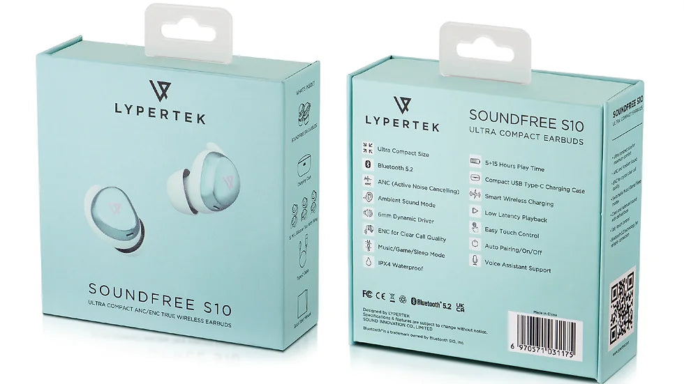 [5% Off] Lypertek SOUNDFREE S10 Ultra Compact ANC/ENC TWS True Wireles Earbuds
