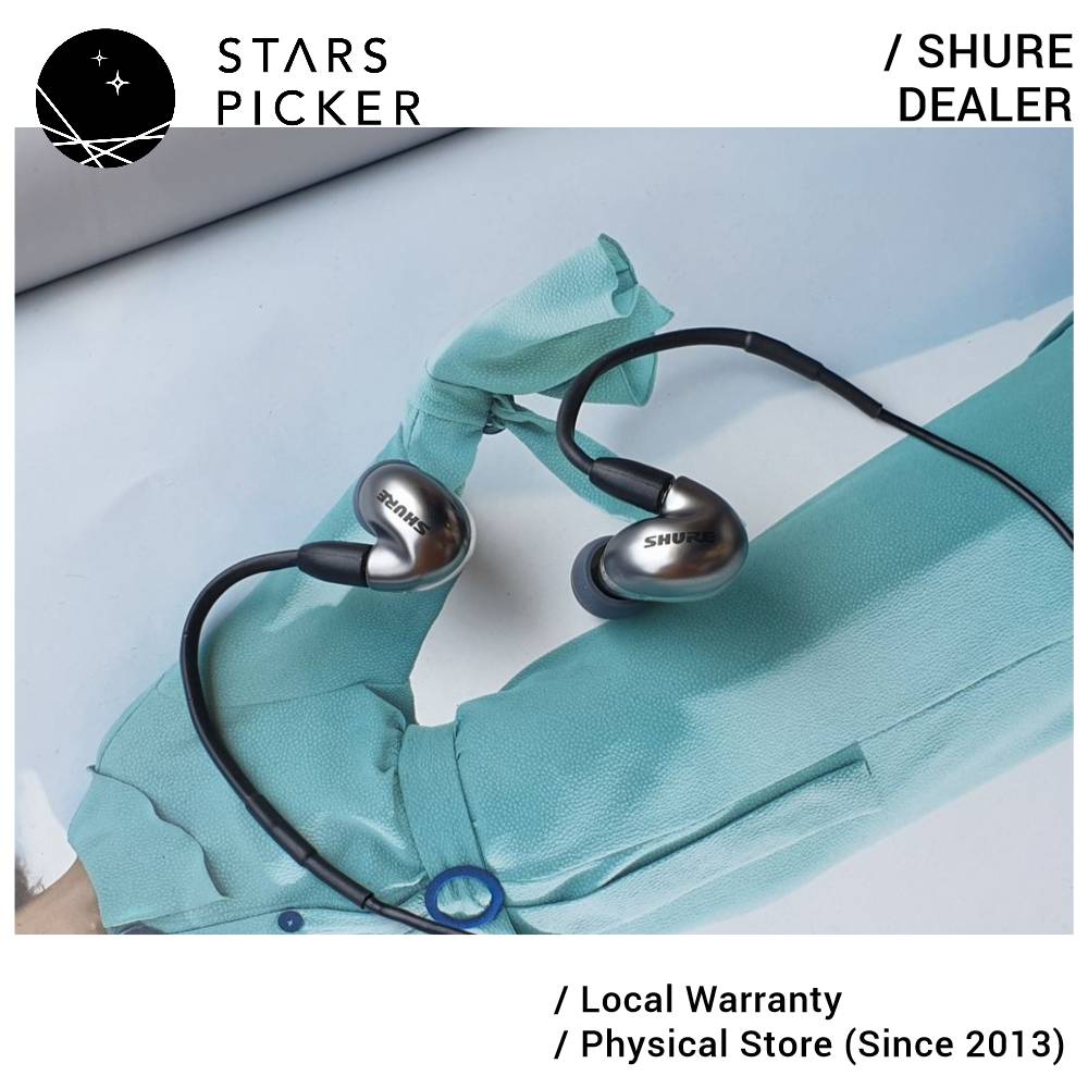 Shure SE846 Gen2 - Hi-Res 4 Drivers Professional Sound Isolating IEM Earphones