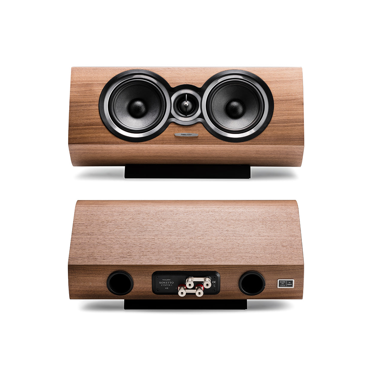Sonus Faber SONETTO CENTER I - Passive 2-way Horizontal Center Loudspeaker System with Vented Box Design