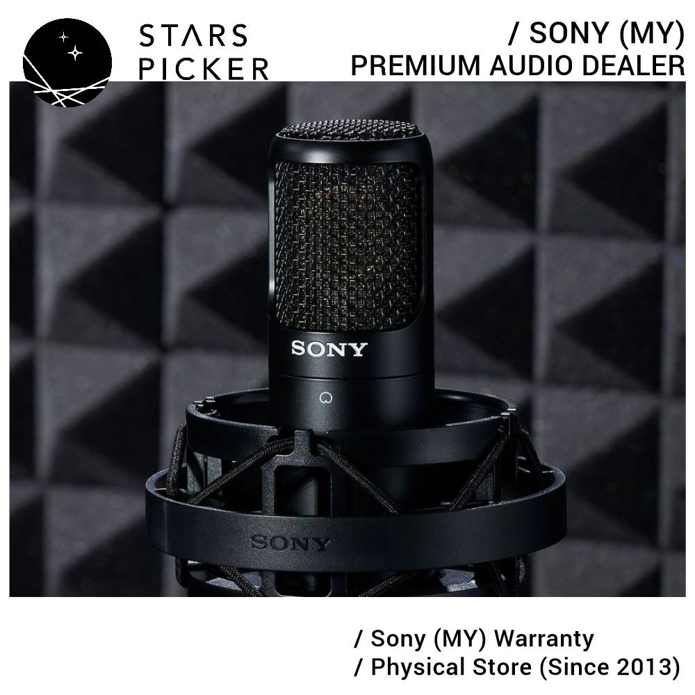 SONY C-80 Uni-directional Dual Diaphragm Condenser Microphone for Home Studio Recording