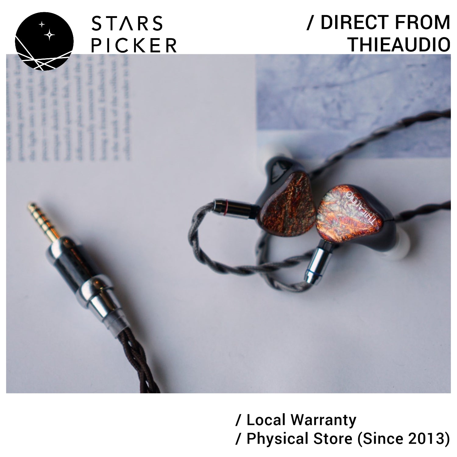 [PM best price] Thieaudio Monarch MKII - 1DD+6BA+2EST Electrostatic Dynamic Driver BA Hybrid IEM Earphone