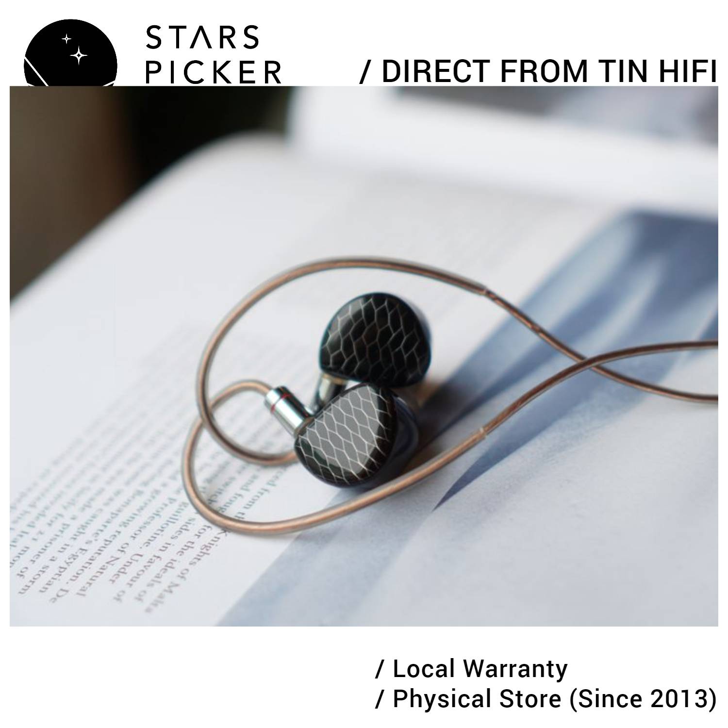 [5% off] [v.2022 NEW] Tin Hifi P1 MAX / TINHIFI P1 MAX - 14.2mm Planar IEM Earphone Detachable Cable