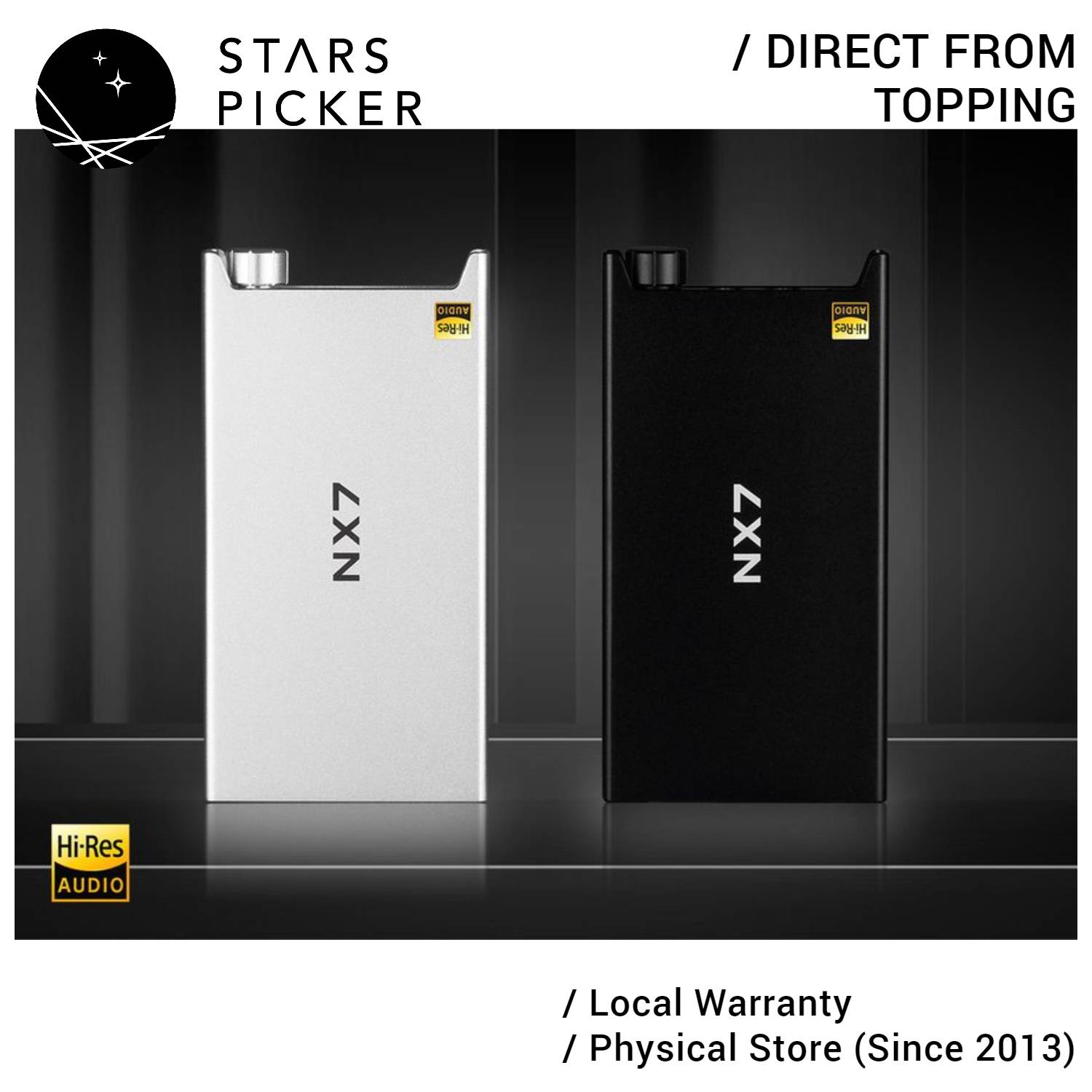 [Clearance] Topping NX7 - Hi-Res Portable NFCA Headphone Amplifier 3.5mm 4.4mm Headphone Output