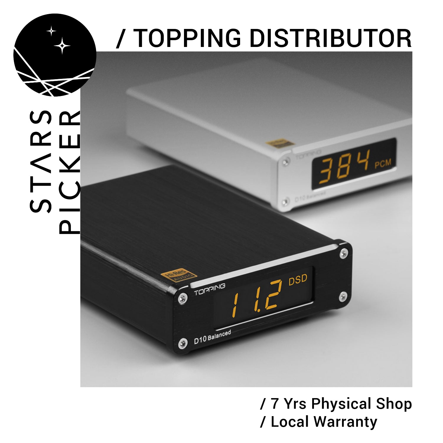 [Display Unit Clearance] Topping D10 Balanced - Desktop Balanced USB DAC PCM384 DSD256 Hi-Res Audio
