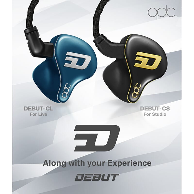 qdc DEBUT Studio/Live - Professional Custom In-Ear Monitor for Live Performance