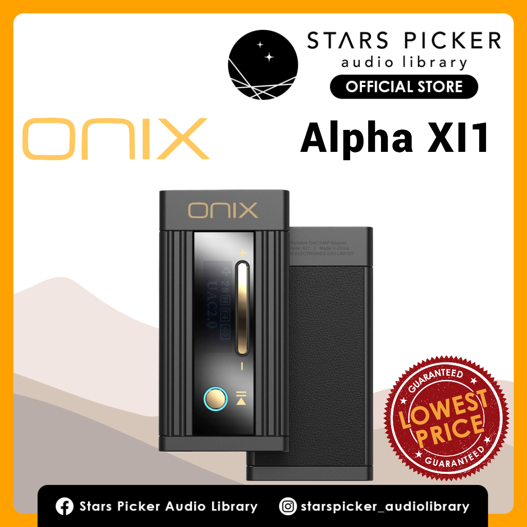 Onix Alpha XI1 Portable DAC and Amplifier with Cirrus Logic Flagship CS43198 DAC