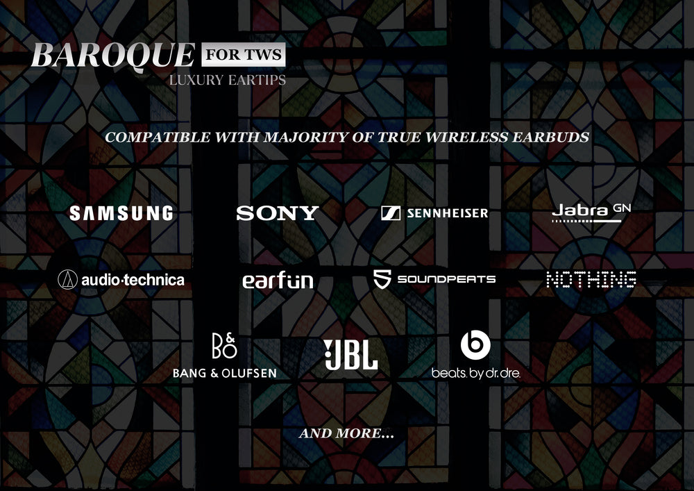 ELETECH Baroque TWS Replacement Eartips - HIFI Skin Friendly Silicon Upgrade Replacement Eartips