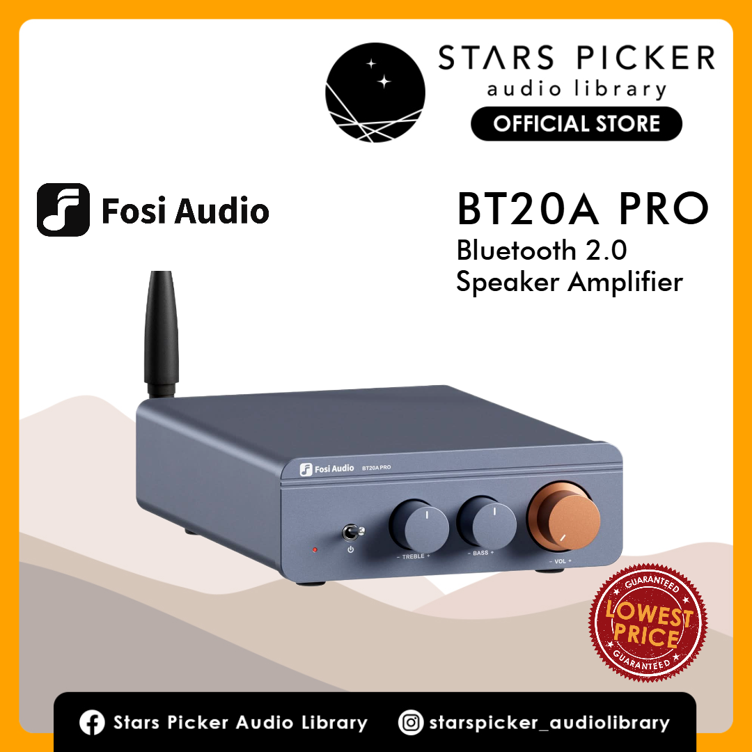 Fosi Audio BT20A Pro Bluetooth Stereo Power Amp