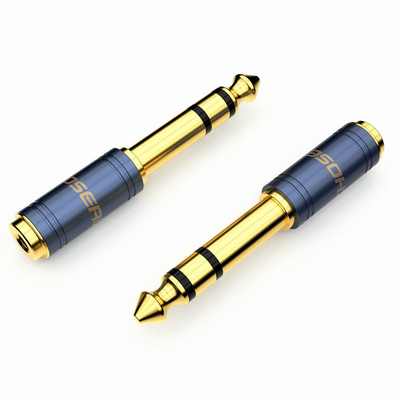 CHOSEAL | 6.3mm male to 3.5mm female adapter plug