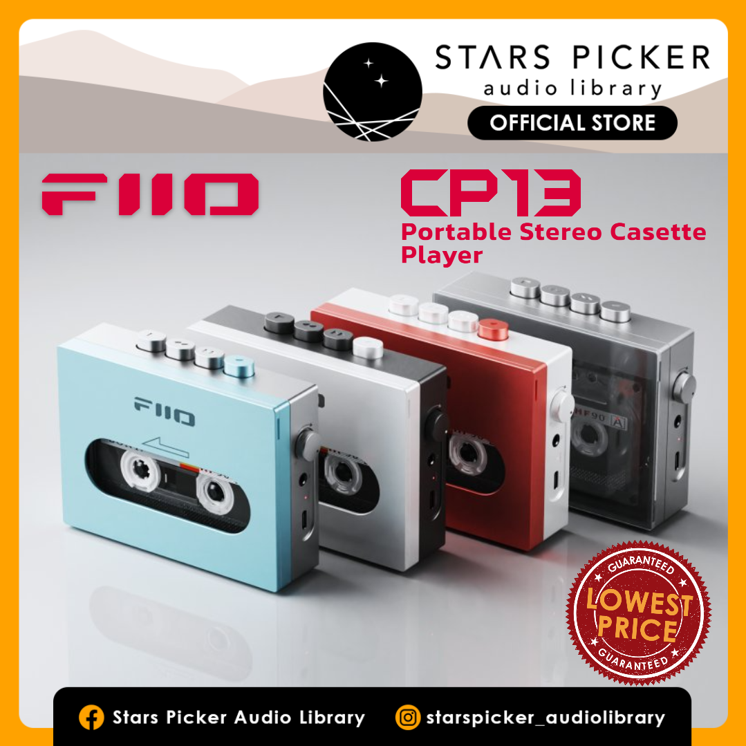 [PM FOR BEST PRICE] Fiio CP13 Portable Stereo Cassette Player with USB C Charging Support