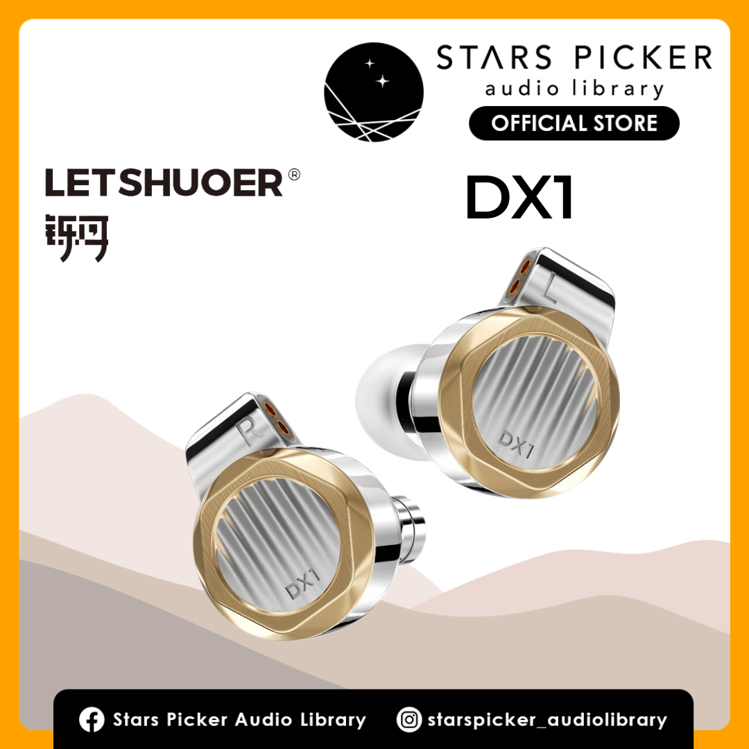 Letshuoer DX1 - 11mm Single Dynamic Driver Earphones