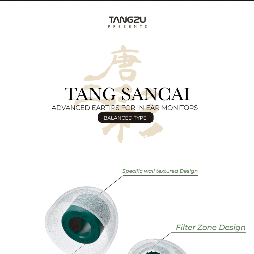 TANGZU Tang Sancai Replacement Eartips STANDARD For 4mm-6.5mm Nozzle