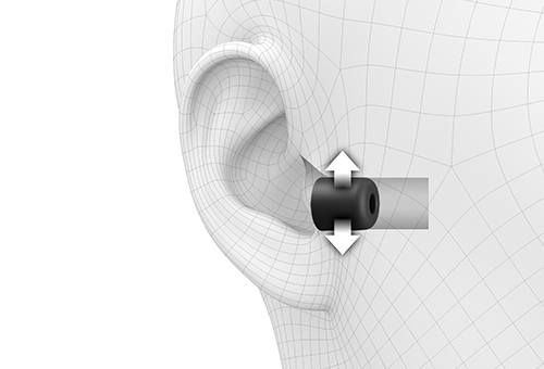 Sony EP-NI1000S / EP-NI1000M / EP-NI1000L (EPNI1000) Polyurethane Foam Noise Isolation Earbud Tips Foam Eartips