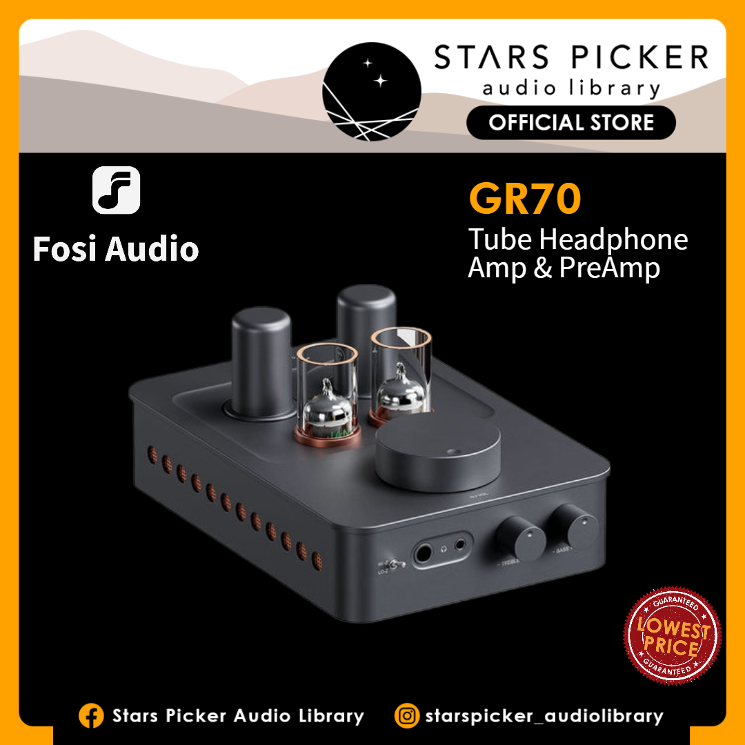Fosi Audio GR70 Tube PreAmp & Headphone Amp