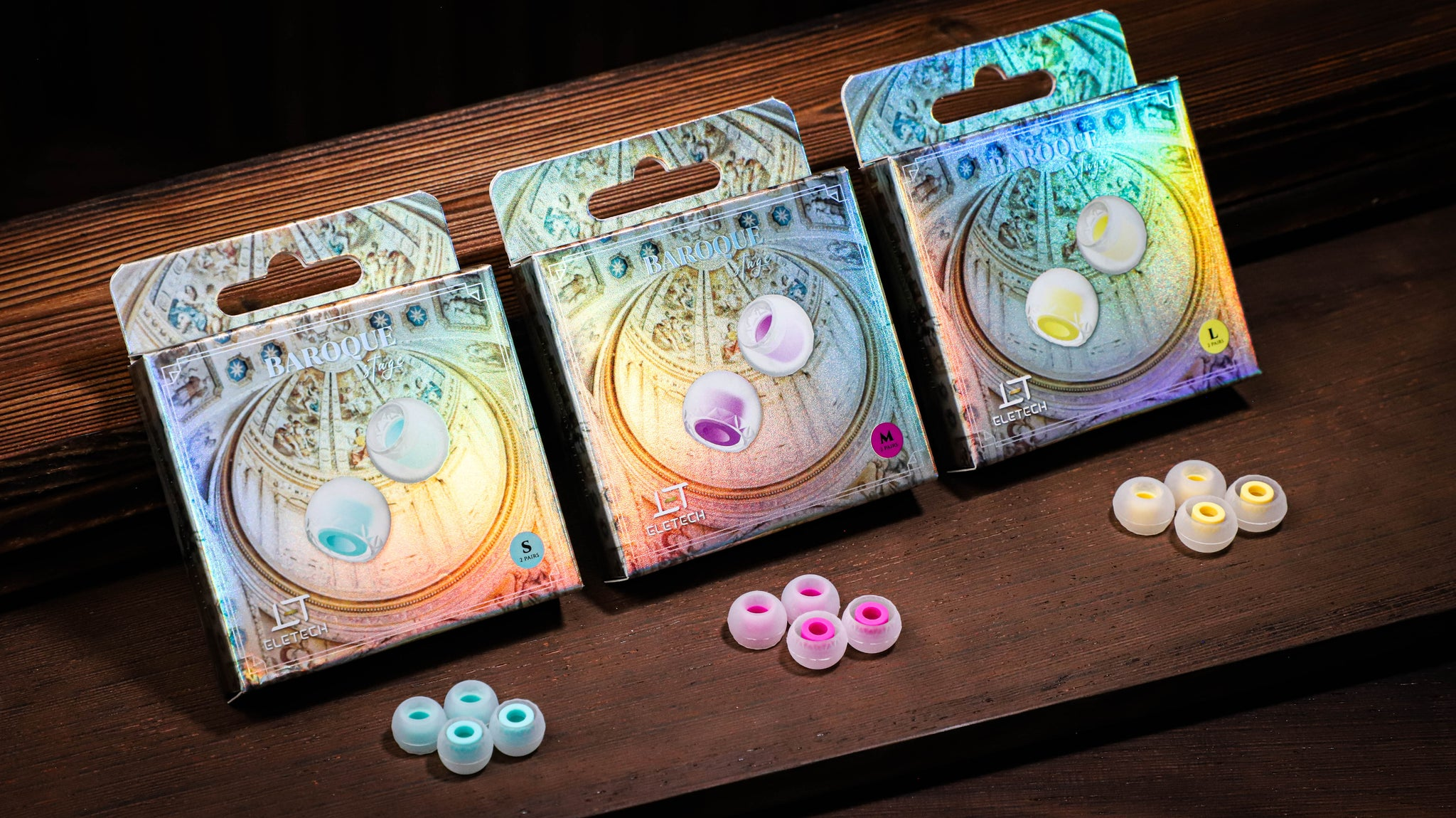 ELETECH Baroque Stage Replacement Eartips - Audiophile Hi-Fi Eartips