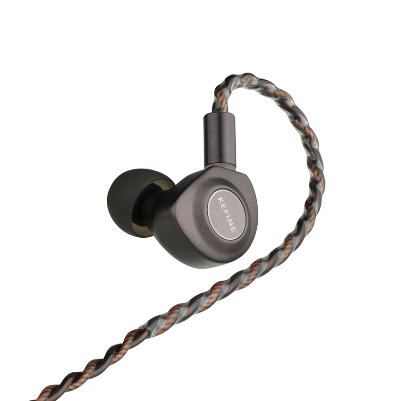 KEFINE DELCI 10MM DLC+PU DIAPHRAGM DYNAMIC DRIVER IEMS EARPHONES