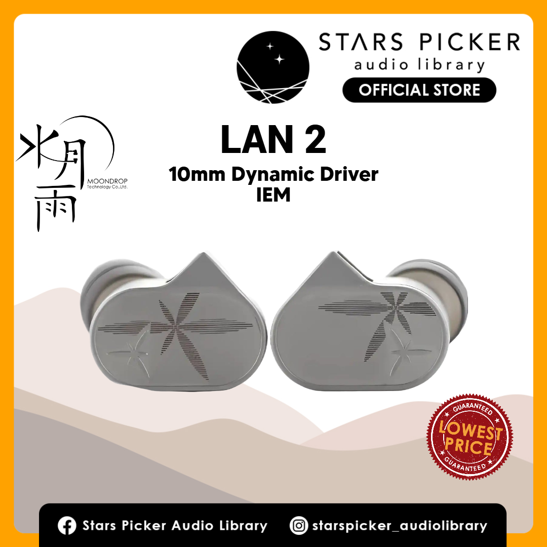 Moondrop LAN 2 (LAN II) In-Ear Monitor Pop or Reference Tuning
