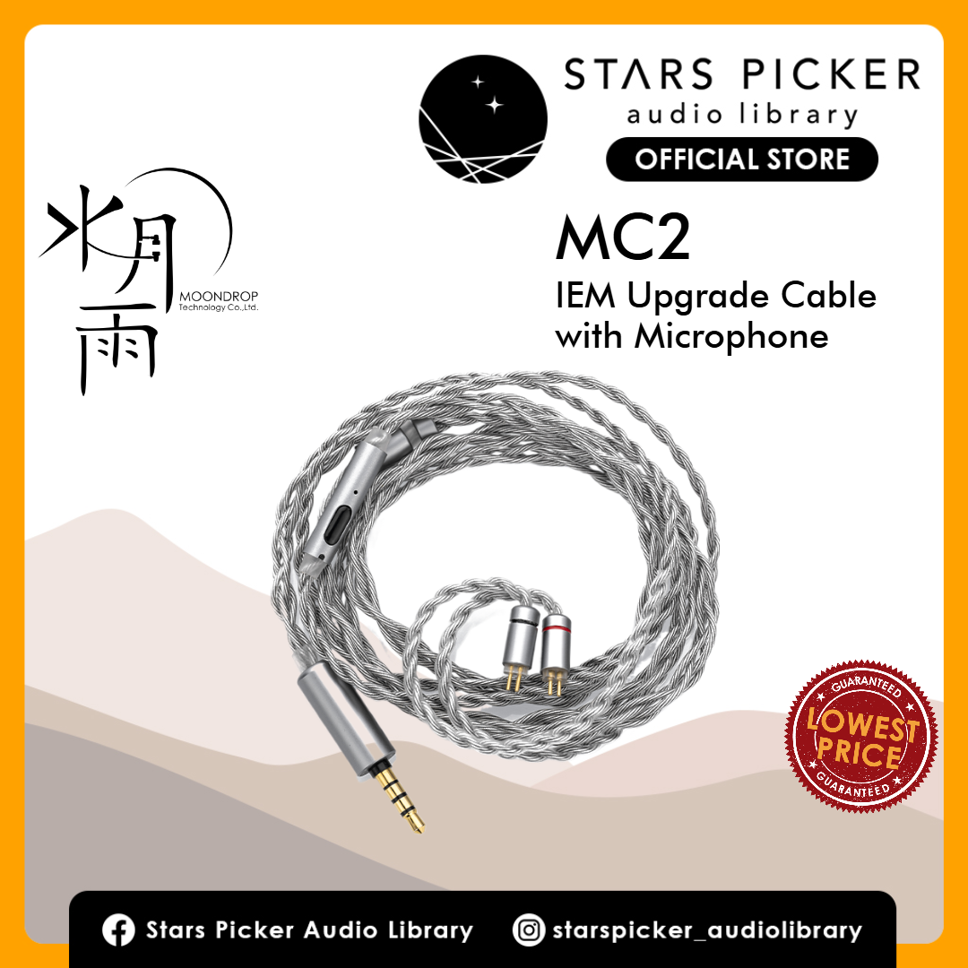 MOONDROP MC2  IEM Upgrade Cable with Microphone