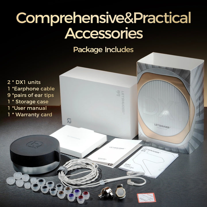 Letshuoer DX1 - 11mm Single Dynamic Driver Earphones