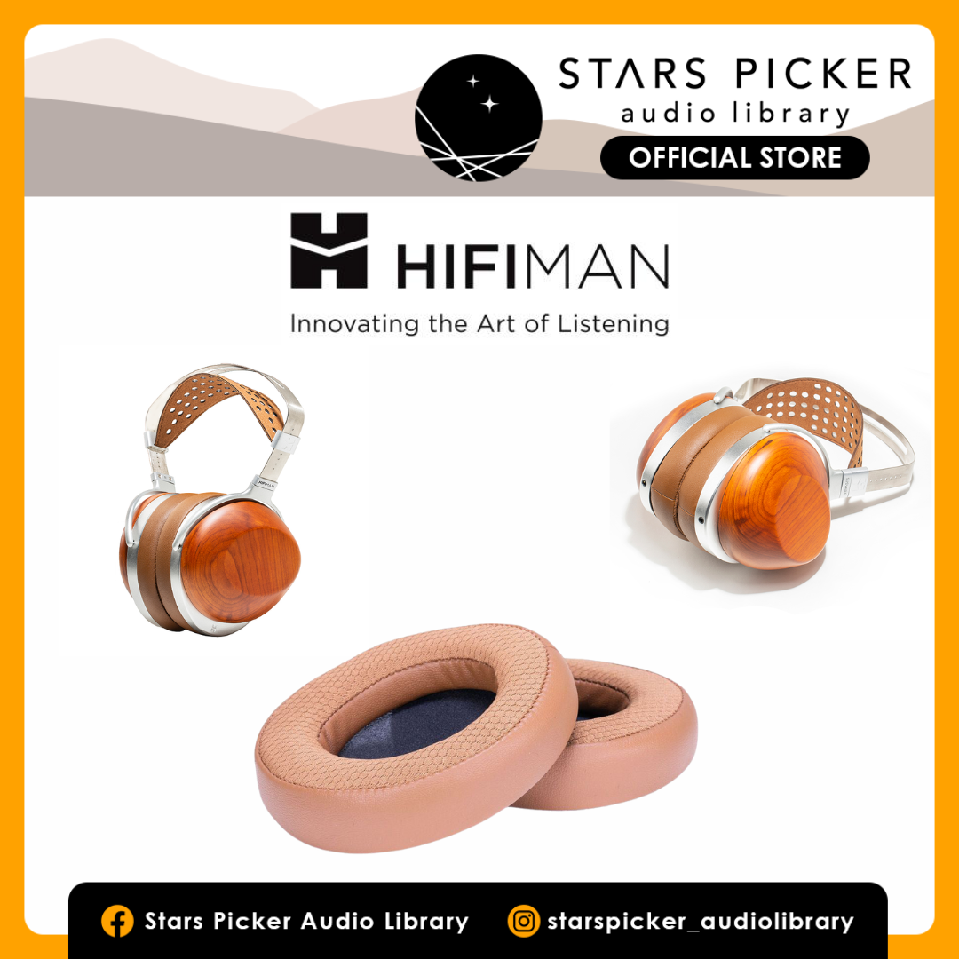HIFIMAN HE-R10P Replacement Ear Pads (Brown)