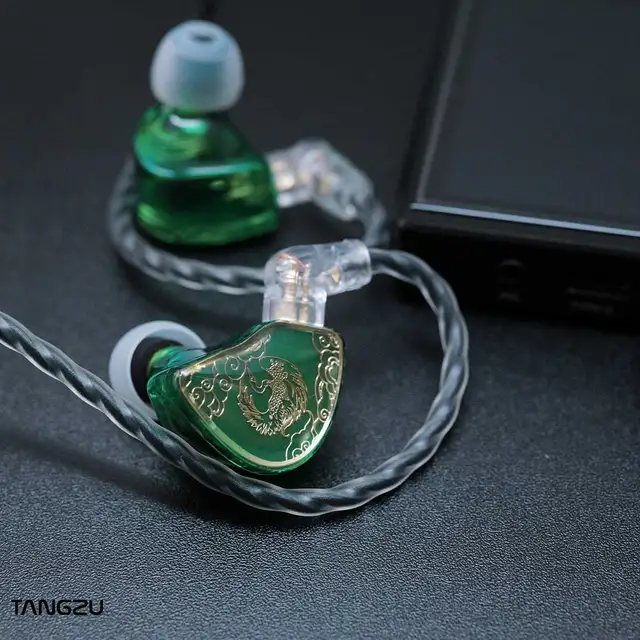 Tangzu WAN'ER 2 / Wan'er S.G / Studio Edition Hi-Fi 10mm Dynamic Driver In Ear Monitor IEMs | 10mm Dynamic Driver IEM Earphone Dual Chamber PET Diaphragm | Detachable Cable