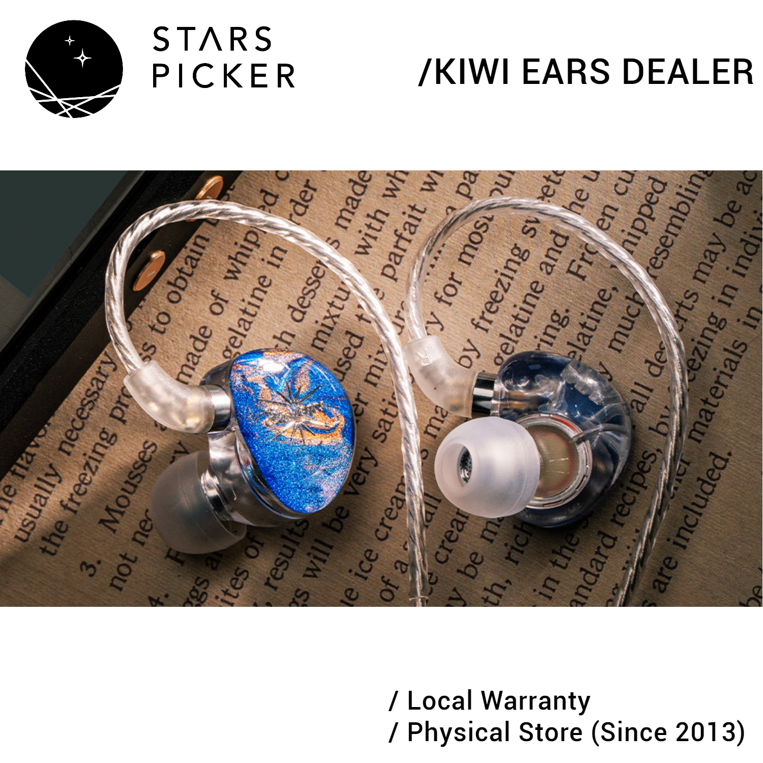 Kiwi Ears x Crinacle Singolo Custom 11mm Dynamic Driver IEM with KIWI Acoustic Resonance System (KARS)