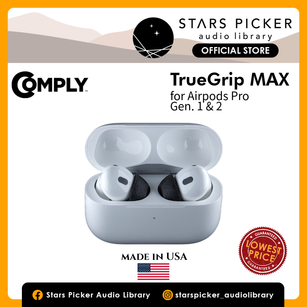 [NEW] Comply Foam TrueGrip MAX Apple AirPods Pro Gen 1 & 2
