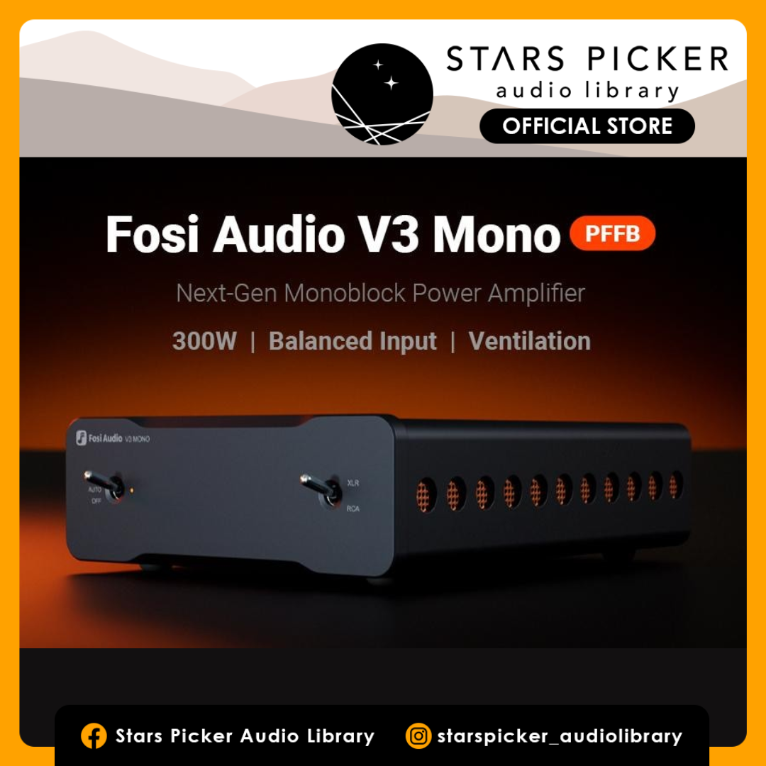 Fosi Audio V3 Mono Speaker Amplifier (1 Pair)